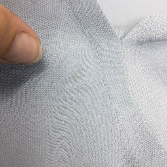 Theory Slit-Front Silk Classic Georgette Tunic C8 - Picture 7 of 8